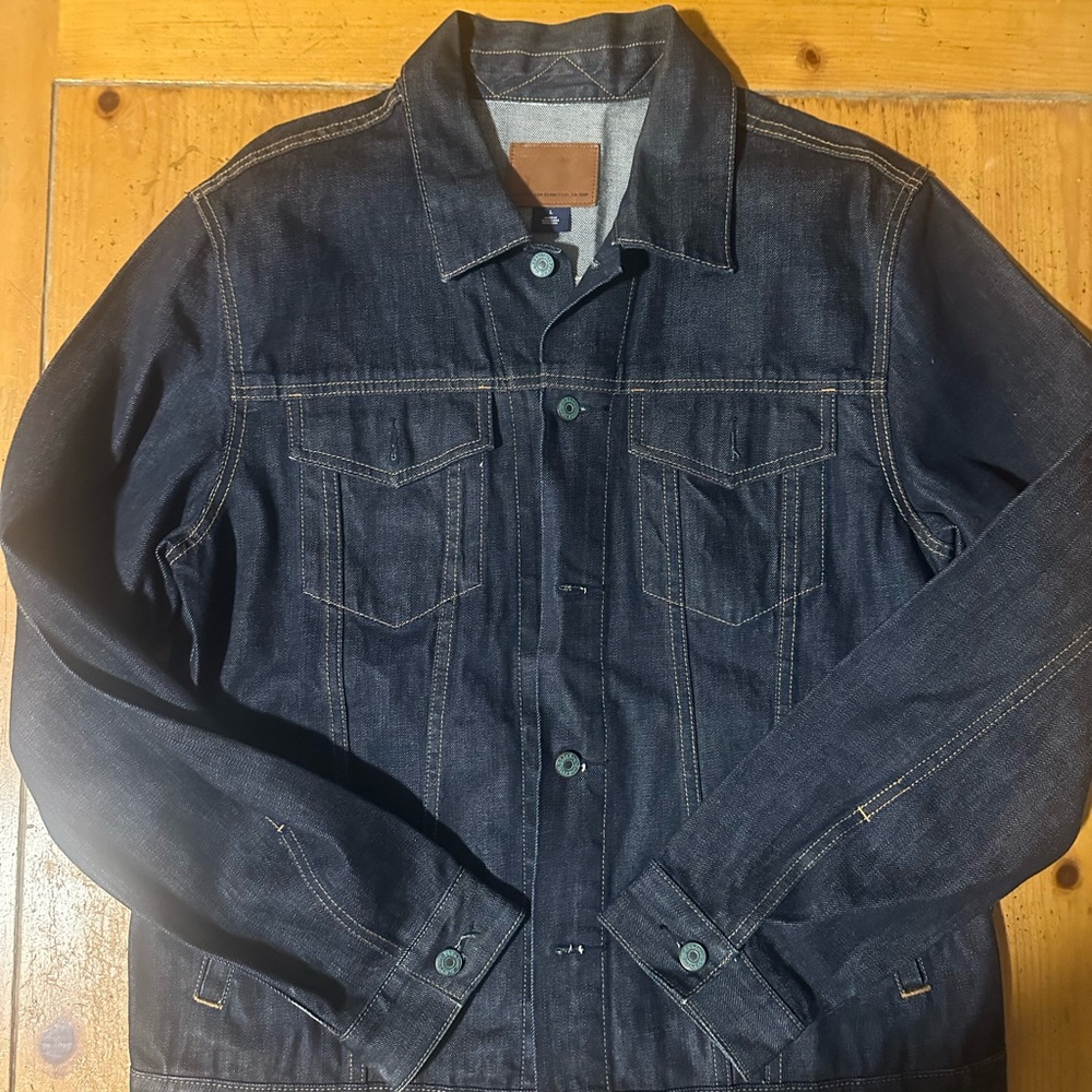 GAP Blue Lightweight Shirt Jacket